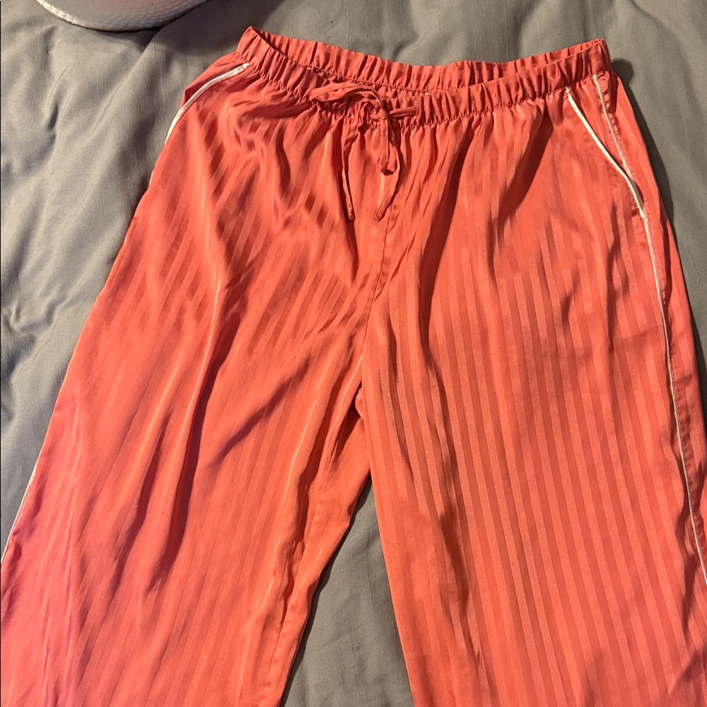 Auden women’s Coral Joggers with Stripes